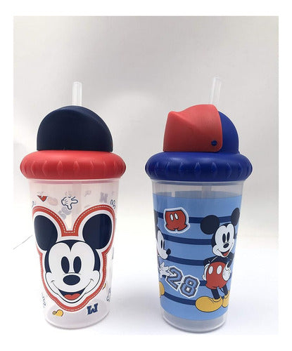 Disney Cudlie Baby Boy Mickey Mouse 10 Oz Pack of 2 Sippy Cups 0