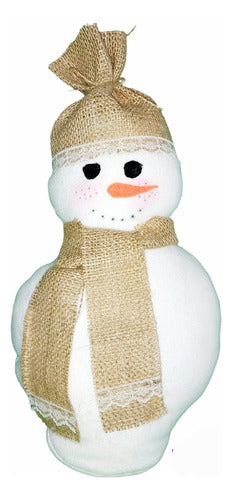 EL RINCONCITO BANDERAS Y MÁS Christmas Snowman Plush, 37 cm 4