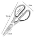 The Kitchen Multifunction Kitchen Scissors Stainless Steel C/ Nut Cracker 4