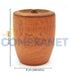 Compranet Small Sugar Bowl Made of Algarrobo Wood, 8 Cm Diameter - 11618 2