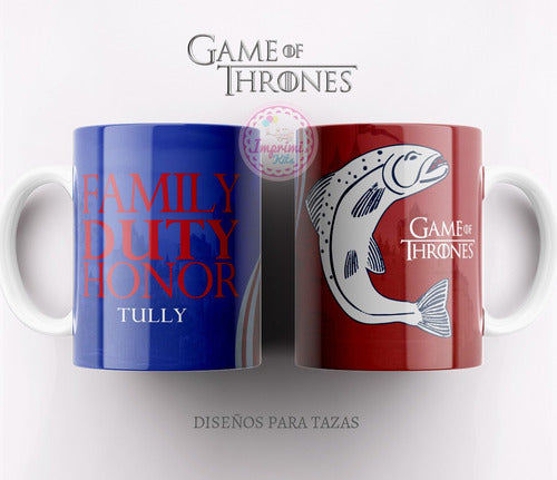 Plantilla Game Of Thrones Tazas Sublimar Sublimacion 4