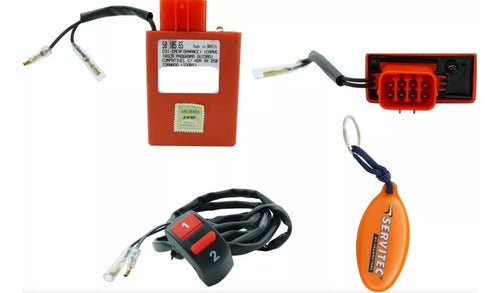 Servitec by Vedamotors Programmable CDI with Key for XR 250 Tornado 1