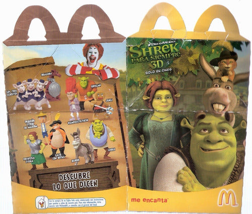 Mc Donalds Shrek Para Siempre 2010 Cajita Feliz Vacia 0