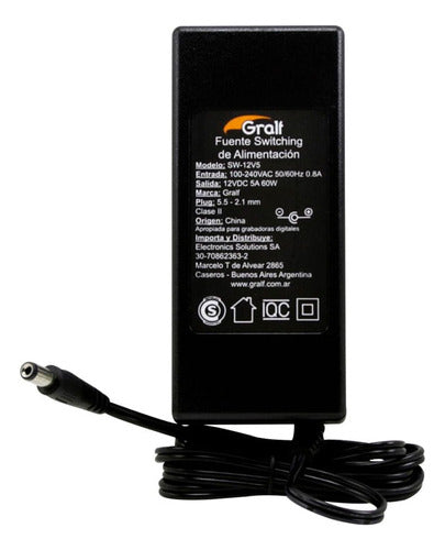 Gralf Switching Power Supply 12V 5A 0