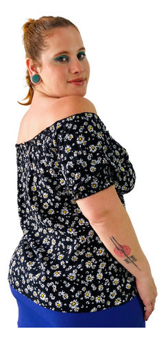 Floral Paisana Blouse Pili Plus Size Summer Specials 1