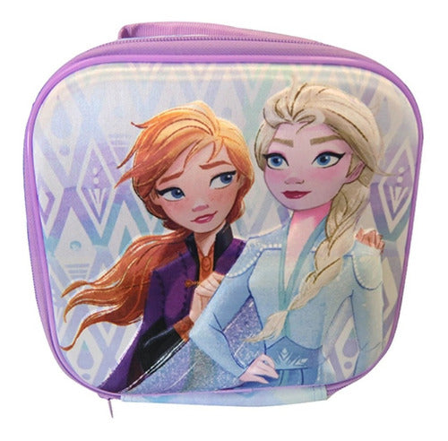 Disney 3D Frozen School Lunchbox 20 X 20 X 8 Cm Official 0