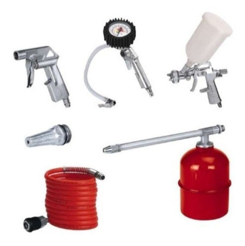 Kit Accesorios Compresor De Aire X 5 Pzs Einhell 0