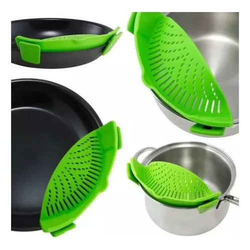 Genérica Silicone Strainer for Pots with Adaptable Clip 2