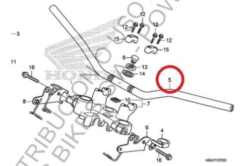 Honda Manubrio Original Xr 150l - Power Bikes 0