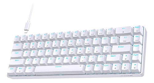 Tmkb 60 Por Ciento Gaming Keyboard Led Retroiluminado Ultra- 0