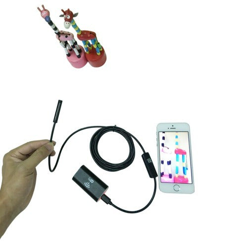 Endoscopio 1 Metro Cable Rigido Sonda Wifi Android iPhone 7