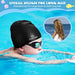 EWPJDK Swimming Cap for Kids with Long Hair 2