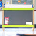 MJmaderas Montessori Chalkboard Table + Chalks and Crayons 3