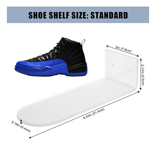 GACMMERC Floating Shoe Display (Wall Mount) for Showcasing 1