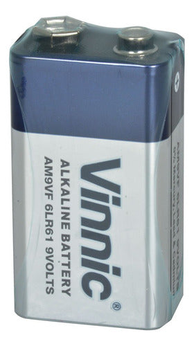 Bateria 9v Alcalina Vinnic Alkaline 9 Volts Pila © 0