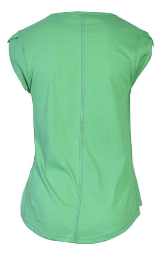 Salomon Remera Sun Shine Ss Mujer Jade Cream 1