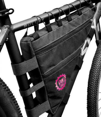 Triangle Bicycle Frame Bag with Double Compartment by Dm Bike 42