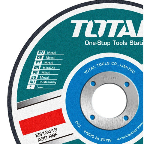 Total Disco Abrasivo Corte Metal 115x1.6mm TAC2211153 X5 P 2