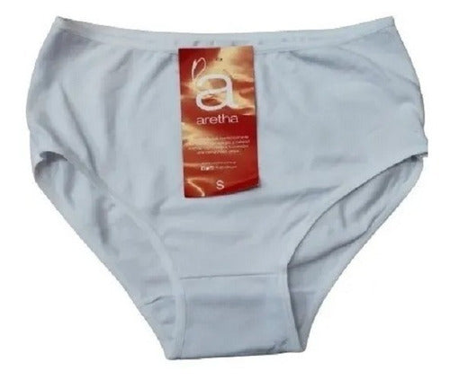 Pack of 9 Aretha Vedetina High-Waisted Cotton Panties A3727 0