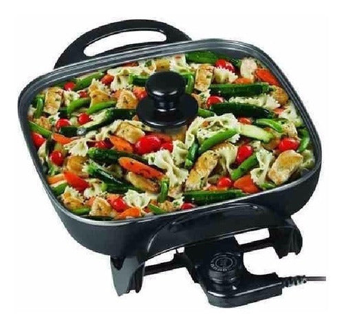 Winco Electric Frying Pan Multi-Cooker Grill Pizza Maker 0