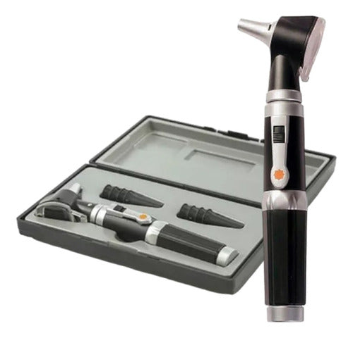 Belmed HS-OT10D Fiber Optic Otoscope With LED Cold Light and Case 0