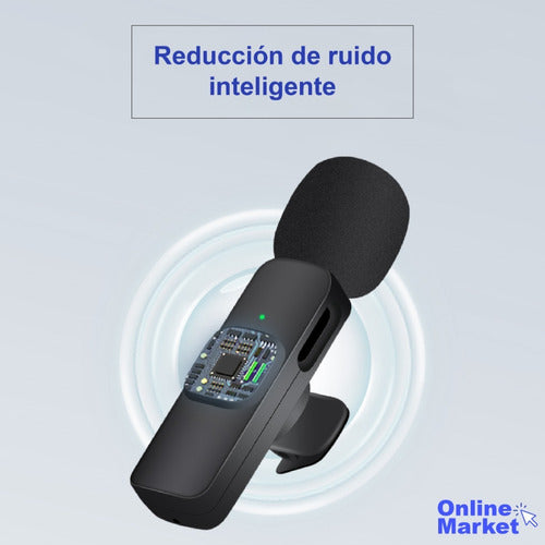 Wireless Microphone for Cell Phone Compatible with USB-C and iPhone 4