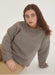 Naa Boutique Basic Straight Sweatshirt with Round Collar Embroidery in Plus Sizes 0