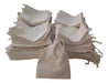 Canvas Bags 9x12 Cm Natural Color 100% Cotton Pack 0