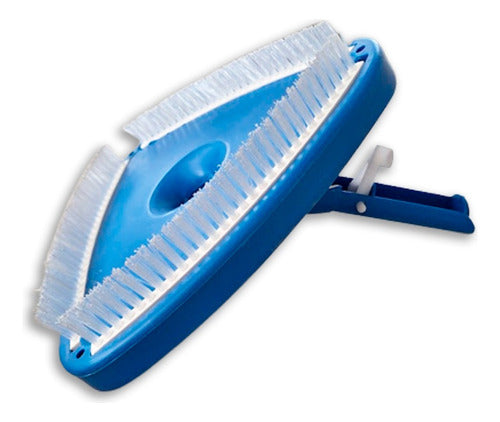 Vulcano Triangular Pool Bottom Suction with Brushes for Pool 1