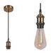 Chiaro Vintage Retro Bronze Pendant Lamp 1