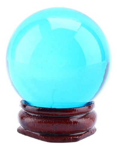 Bola De Cura De Cristal De Quartzo Azul Real Natural Rara As 1