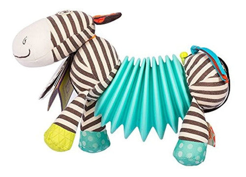 B. Toys by Battat - Musical Plush Accordion Zebra - Sensory Toy 1