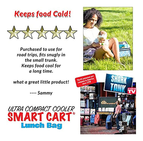 Dbest Products Ultra Compact Cooler Smart Cart Lunch Bag 3