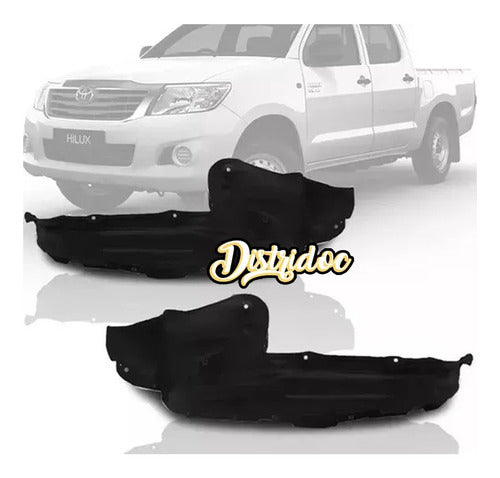 Pasarruedas Kit X2 Guardaplast Hilux 2012 A 2015 Delanteros 5