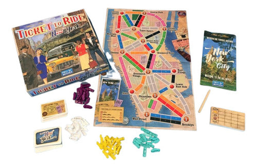 Juego Aventureros Al Tren New York Asmodee 1