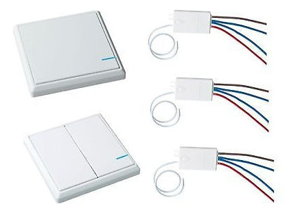 Inalámbrico 1 / 2 Canales On/off Lámpara Mando Interruptor R 1