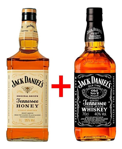Jack Daniel's Nr 7 + Jack Daniel's Honey 1000ml 0