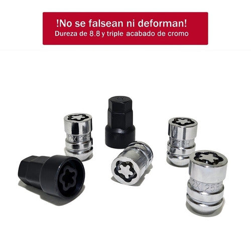 Rhino Wheel Locks Anti-Theft Nut Set - Frontier - Terrano - Patrol 2