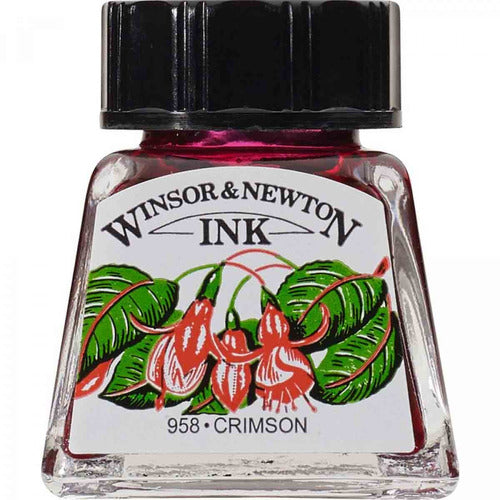 Tinta Para Desenho Winsor & Newton Crimson 14ml 0