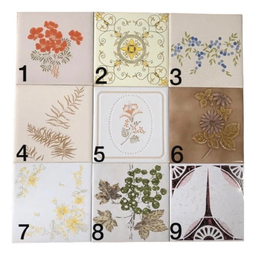 NadiaAzulejosCeramicas Decorated Replacement Tiles 0