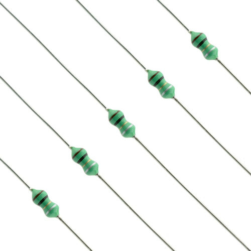 Inductor Bobina 220 Micro H 1/4w Pack X 10 Unidades 0