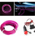 Car Cold Light Line Neon Flexible LED Light Strip for Cars with Cigarette Lighter 0