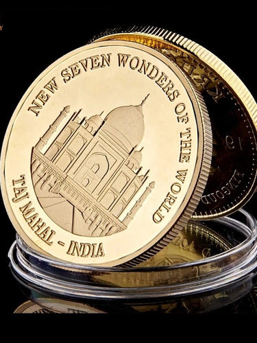 Moneda Colección India,taj Mahal, Siete Maravillas Del Mundo 0