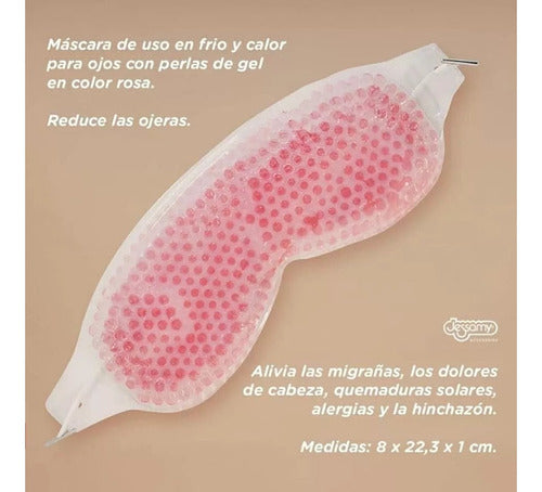 Máscara Descongestiva De Gel En Perlas Rosa Jessamy J2901 2