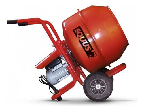 Equus Wheelbarrow Concrete Mixer 140L 0