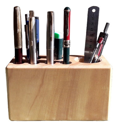 Avakian Design Solid Grapia Wood Pencil Holder 0