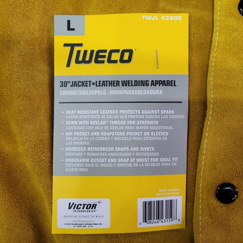 Tweco Premium Welding Jacket Descarne with Buttons - Lacueva 5