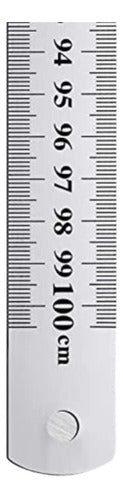 Compra Click Stainless Steel Ruler 1 Meter 1