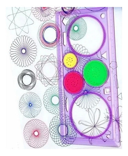 Combo 2 Spirograph Rulers 0