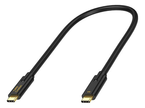 Cablecreation Cable Usb C Corto De 1 Pie, 100 W Pd De Carga 0